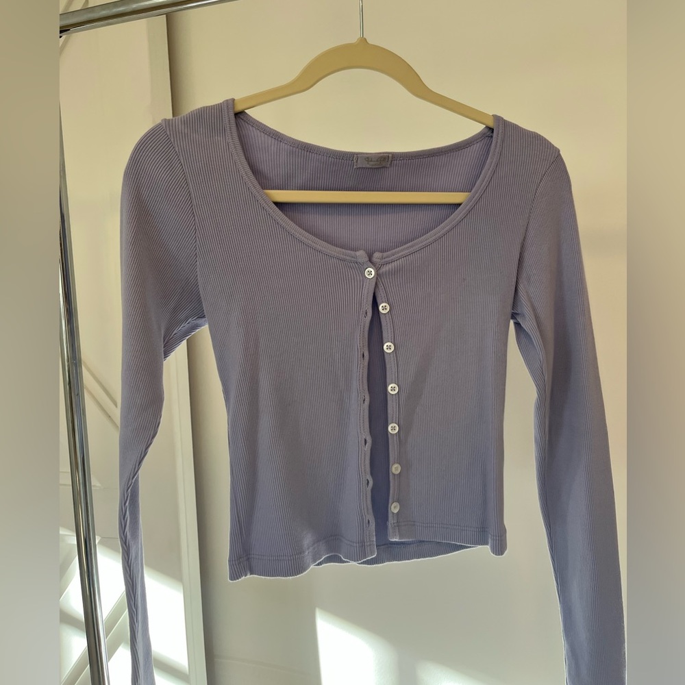 Brandy Melville purple zelly long sleeve
